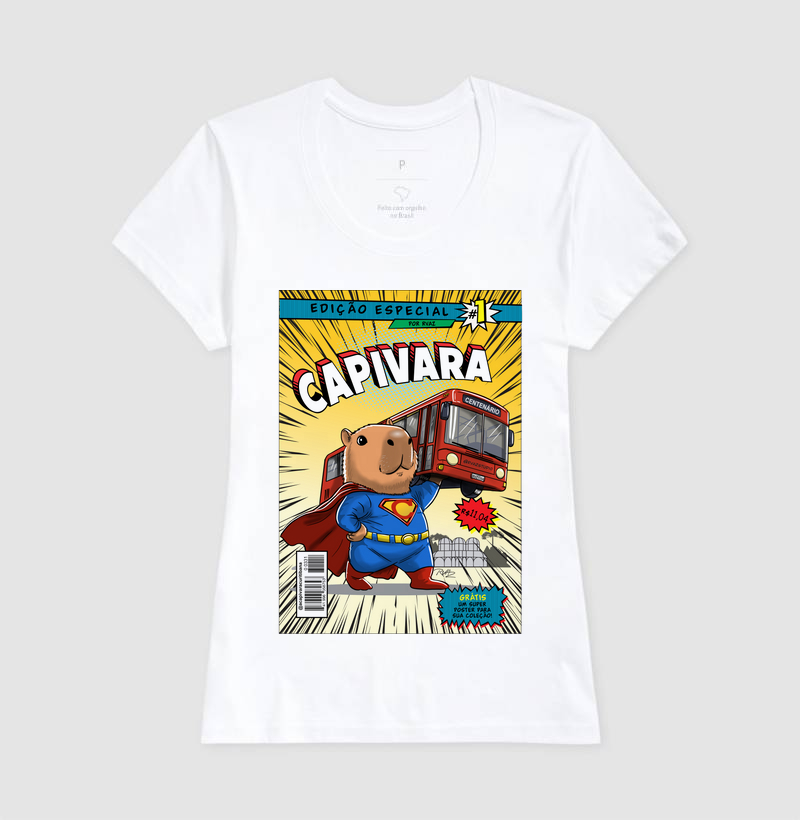 Camiseta Super Capivara - Imagem 5
