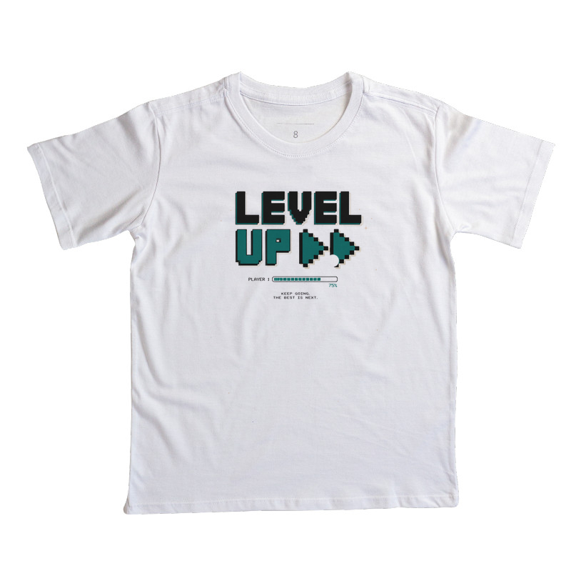 Camiseta Infantil Level Up - Imagem 2