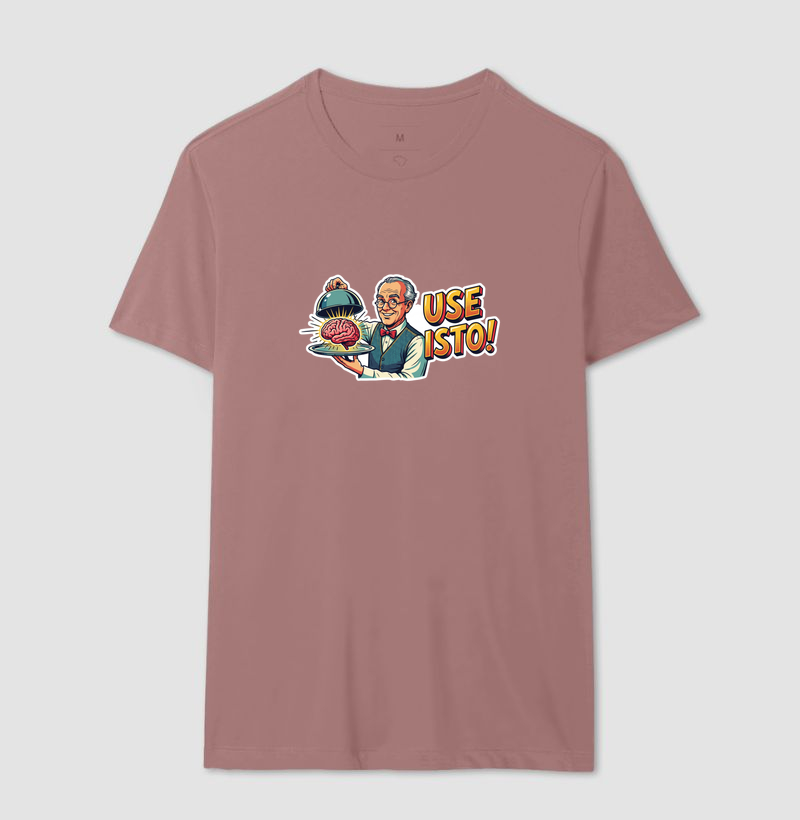 Camiseta Unissex Algodão Use Isto Cérebro - Imagem 16