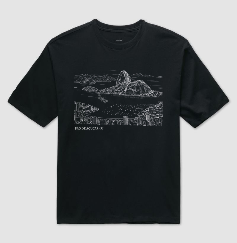 Camiseta Oversized Rio de Janeiro - Imagem 4