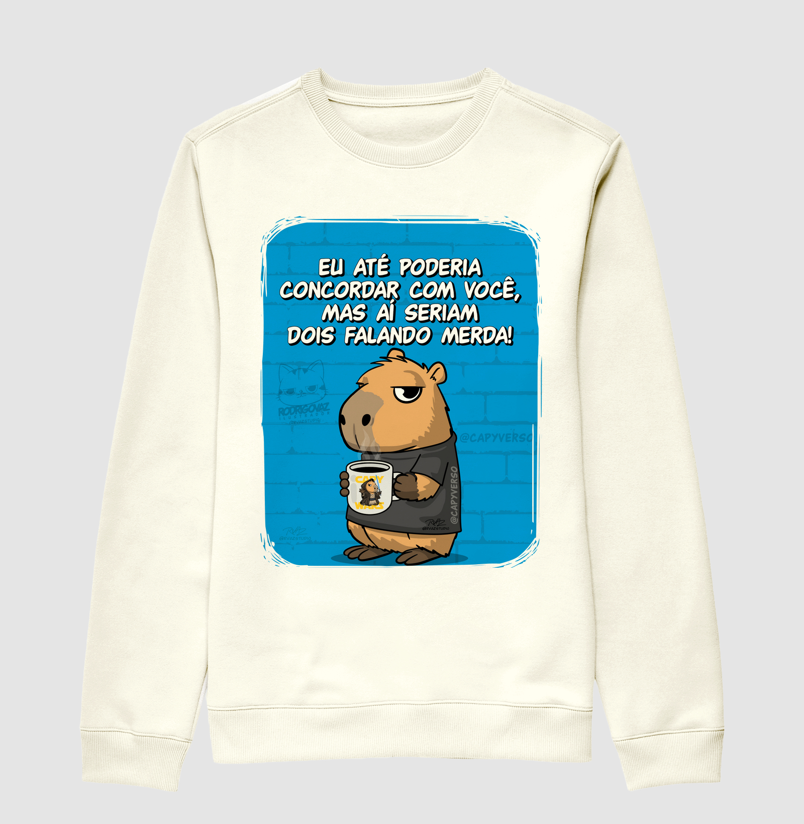 Camiseta Capivara Falando Merda - Imagem 2