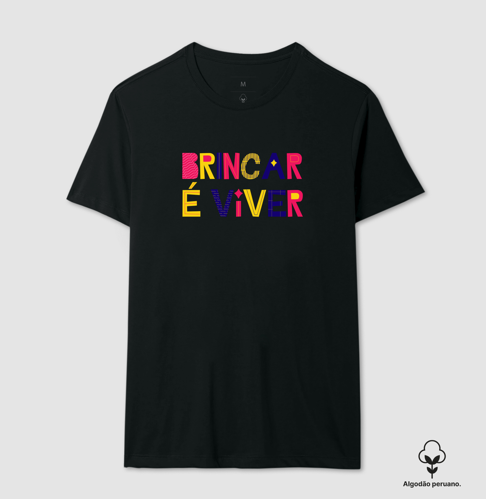 Práxis Camiseta Algodão Peruano Brincar