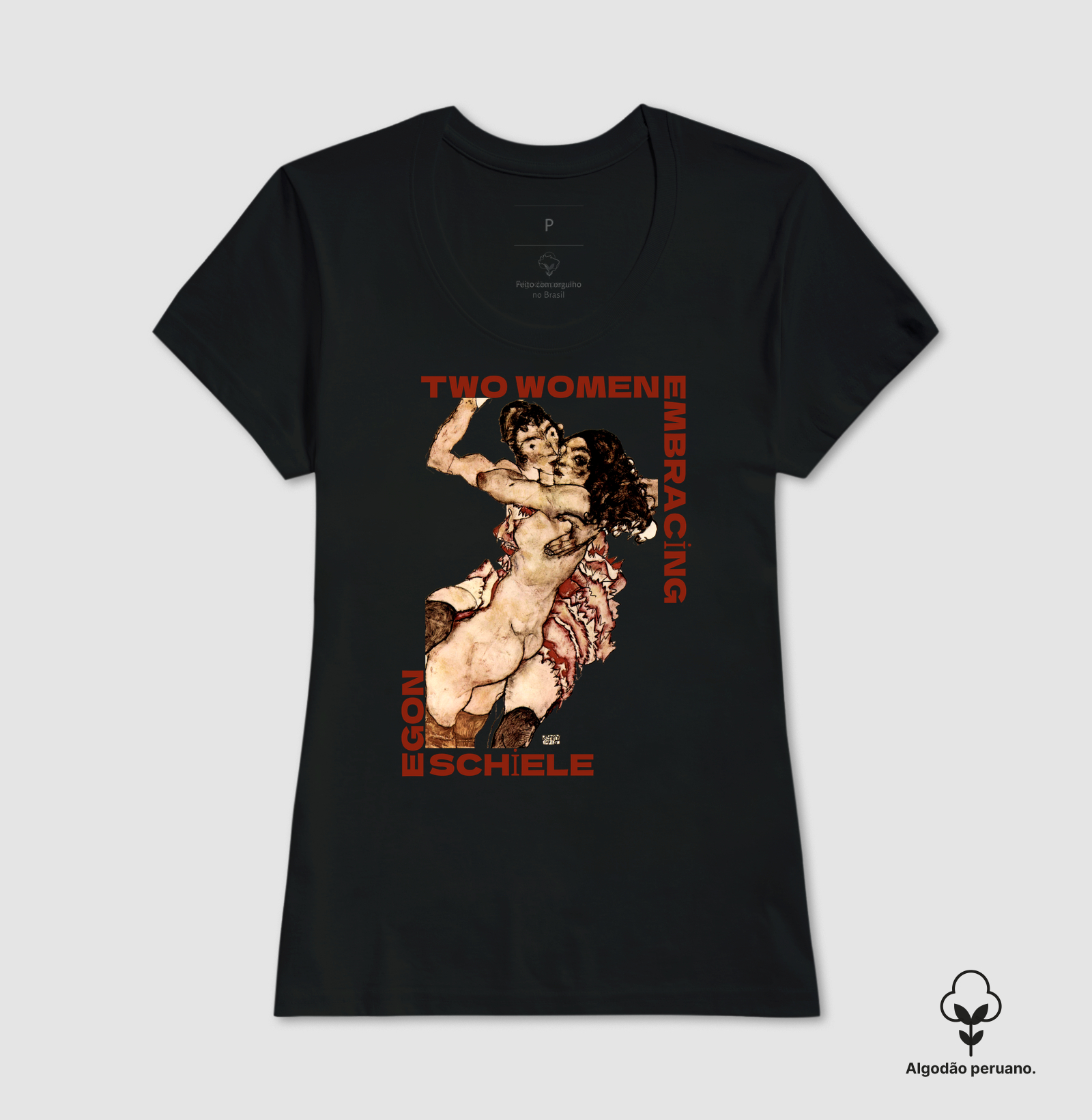 Duas mulheres se abraçando (1915) - Egon Schiele - Imagem 7