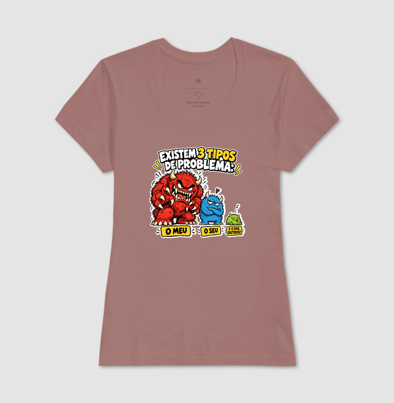 Camiseta Problemas em Algodão - Imagem 20