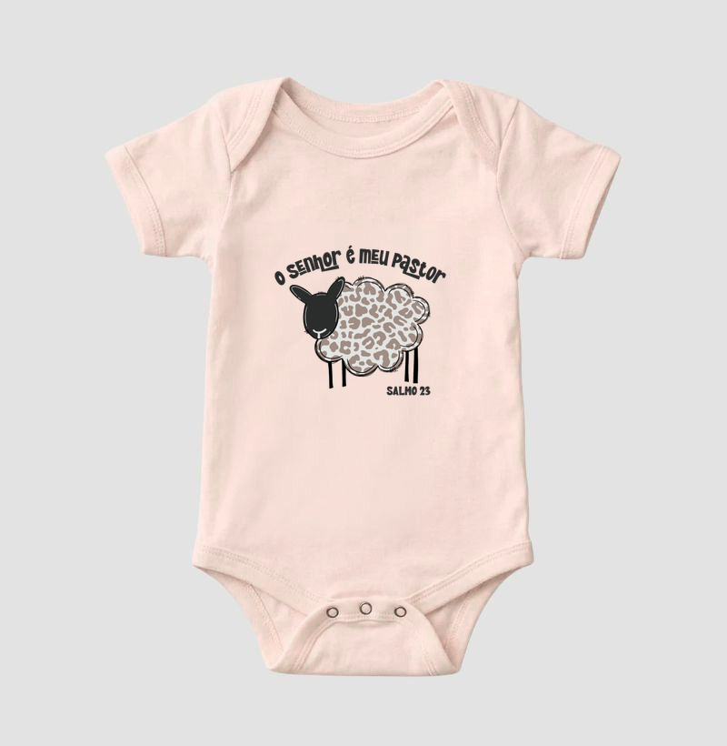 O Senhor é Meu Pastor e a Ovelha - Body Infantil - Imagem 3
