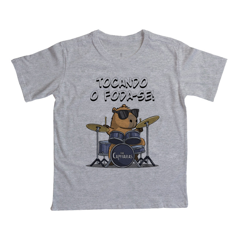 Camiseta Capivara Tocando o Foda-se - Imagem 3