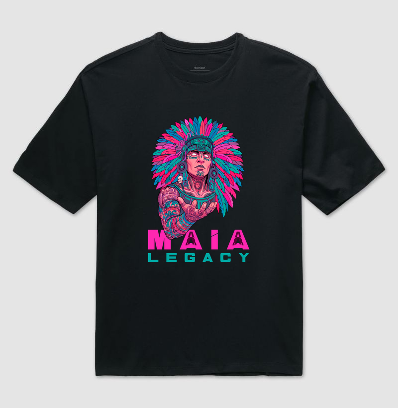 Camiseta Oversized Maia Legacy | Gizé — Aion Abstract - Imagem 4