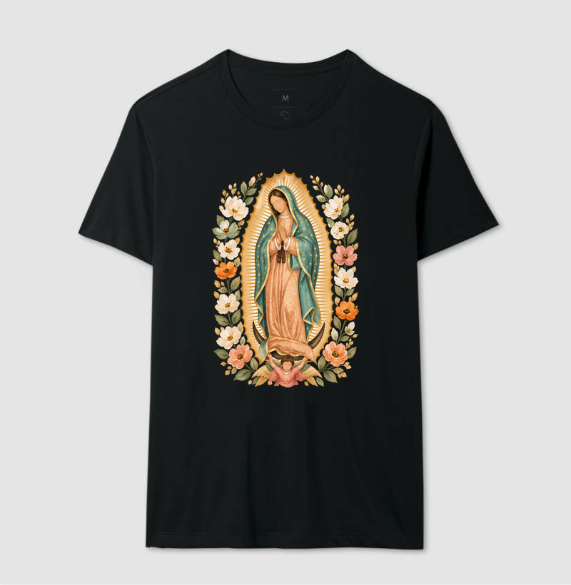 Nossa Senhora de Guadalupe com Flores - Imagem 2