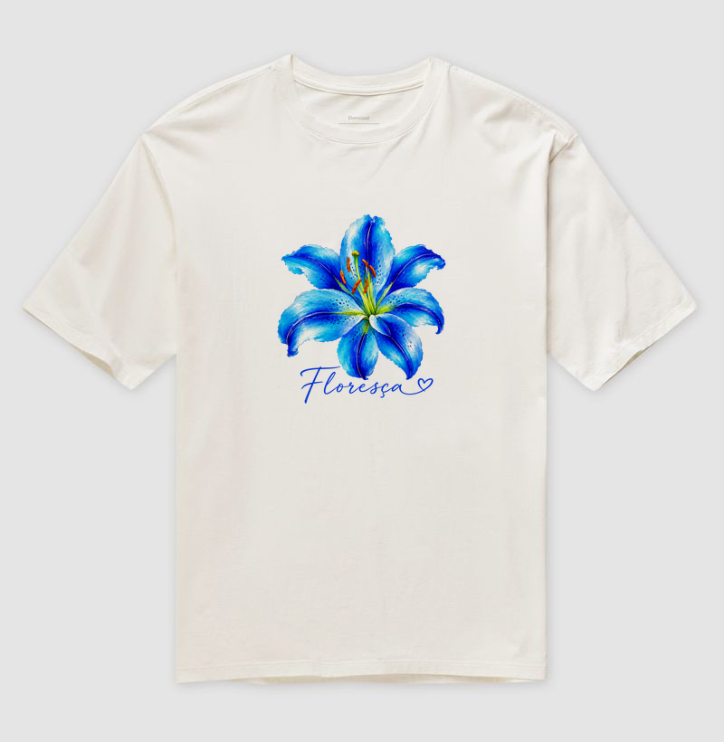 Camiseta Floresça Blue - Imagem 4