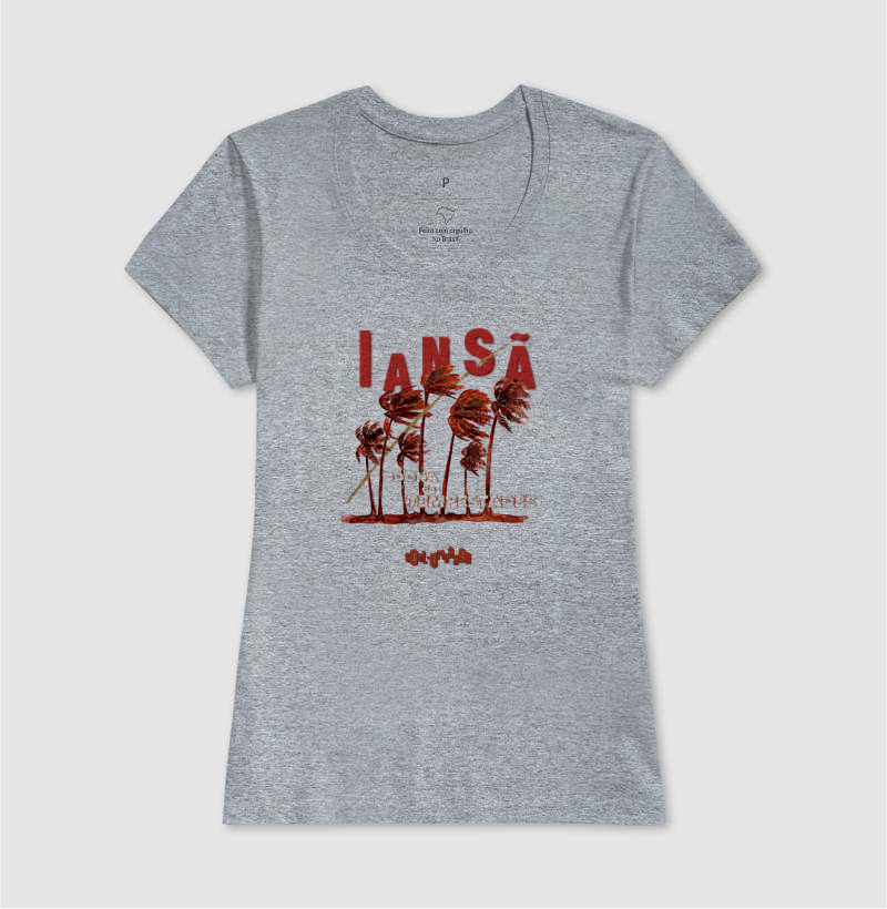 camiseta IANSÃ dona das tempestades feminina - Imagem 4