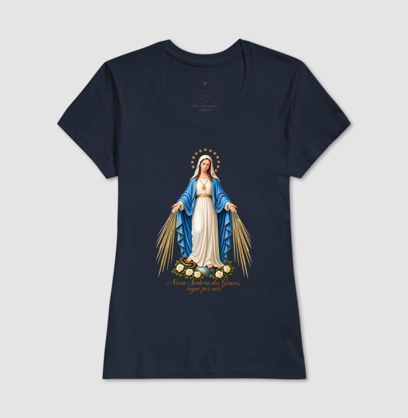 Camiseta Nossa Senhora das Graças - Imagem 7