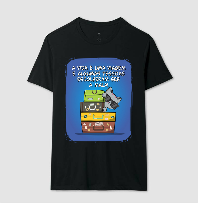 Camiseta Gato Sincero Mala - Imagem 2