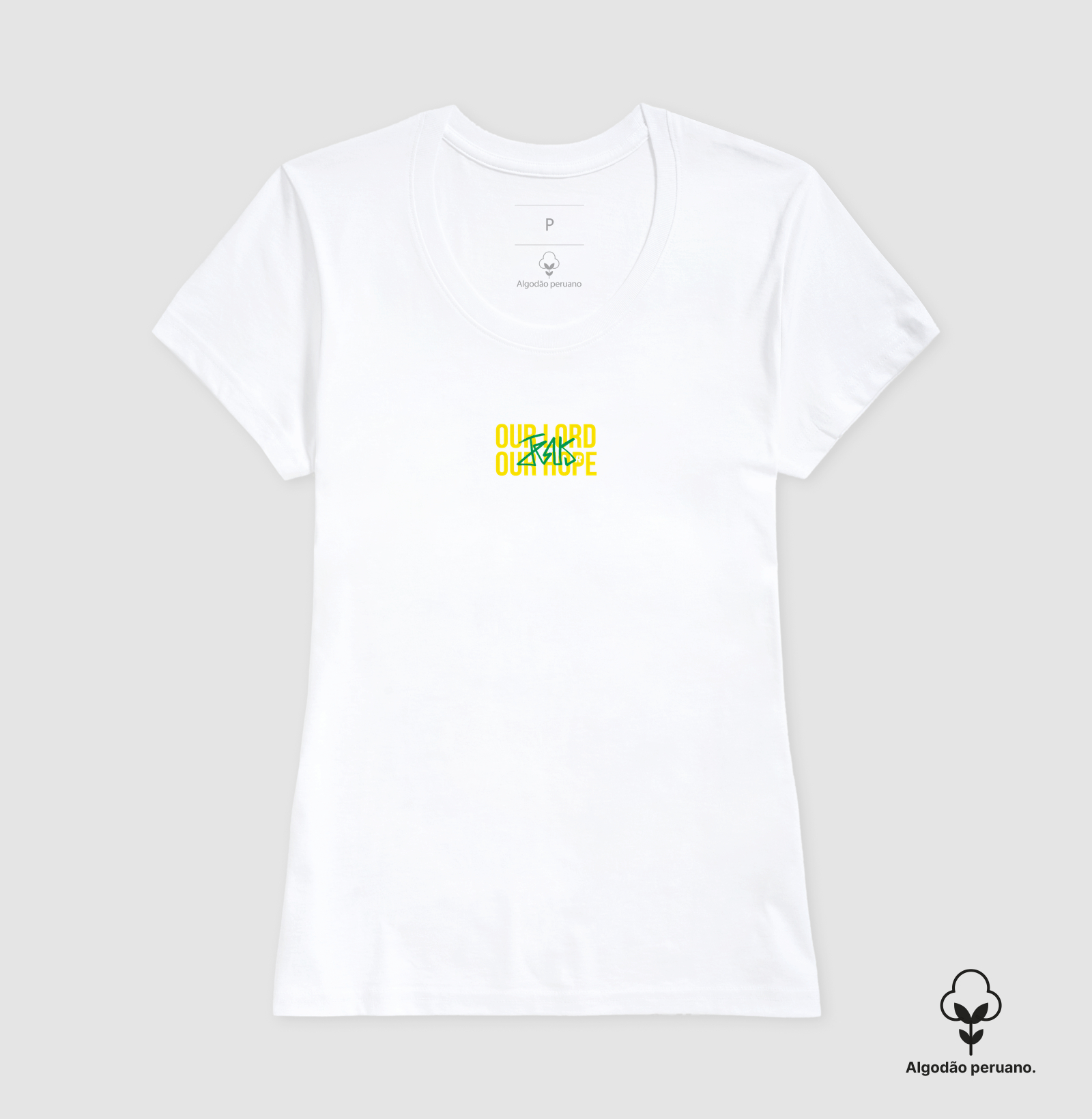 Camiseta OUR LORD (versão 2) - Algodão Peruano - Imagem 8