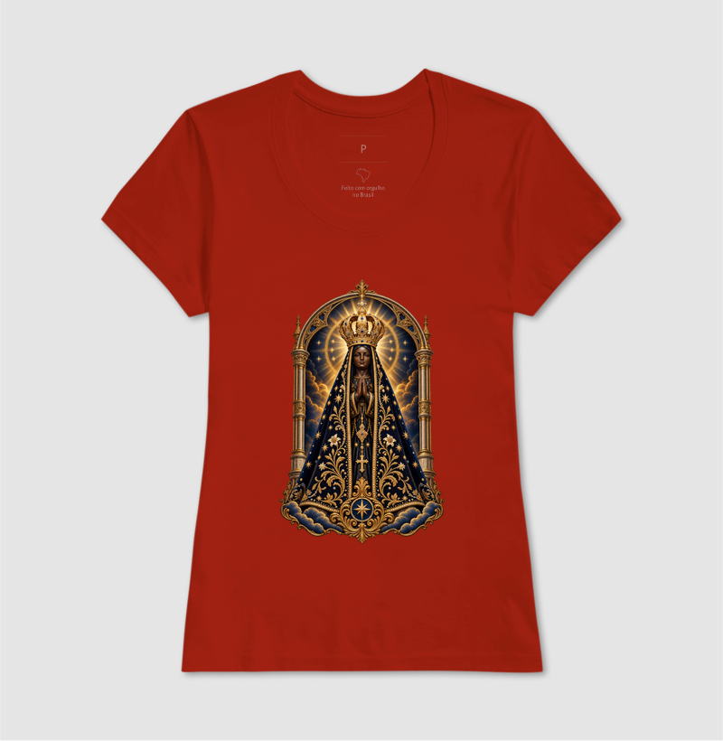 Nossa Senhora Aparecida — Portal Arqueado Celestial e Luz Dourada - Imagem 11