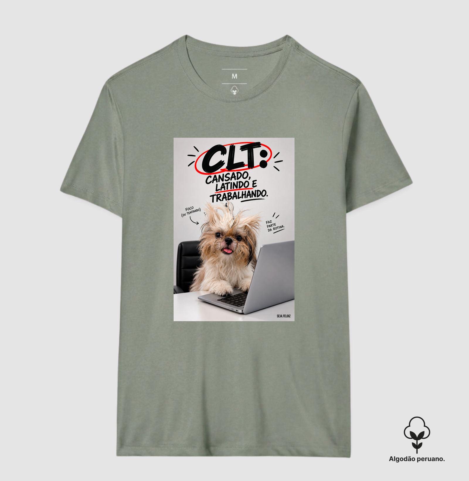 🐶💻 CLT — Cansado, Latindo e Trabalhando! 😂🐾 | Shih Tzu Edition - Imagem 6