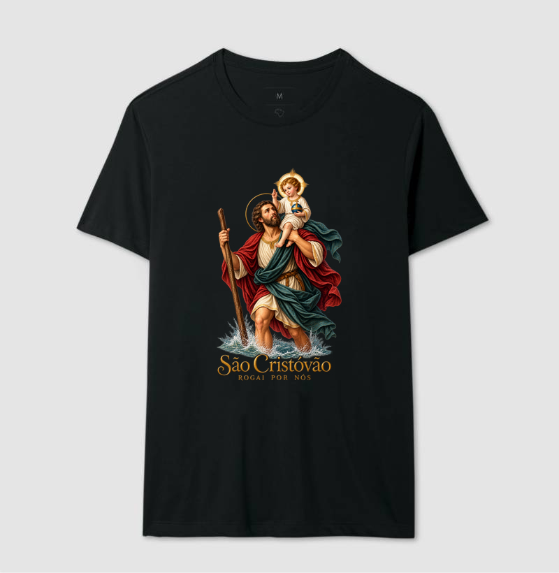 Camiseta São Cristóvão Rogai Por Nós - Imagem 2