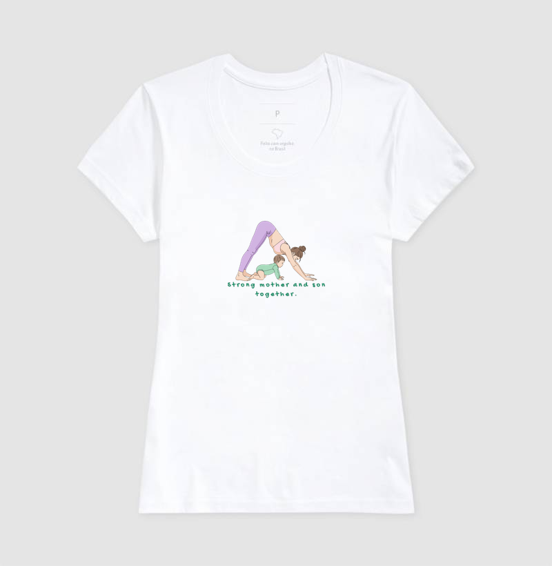 Strong Mother and Son Together - TRENO | Camiseta 100% Algodão - Imagem 5