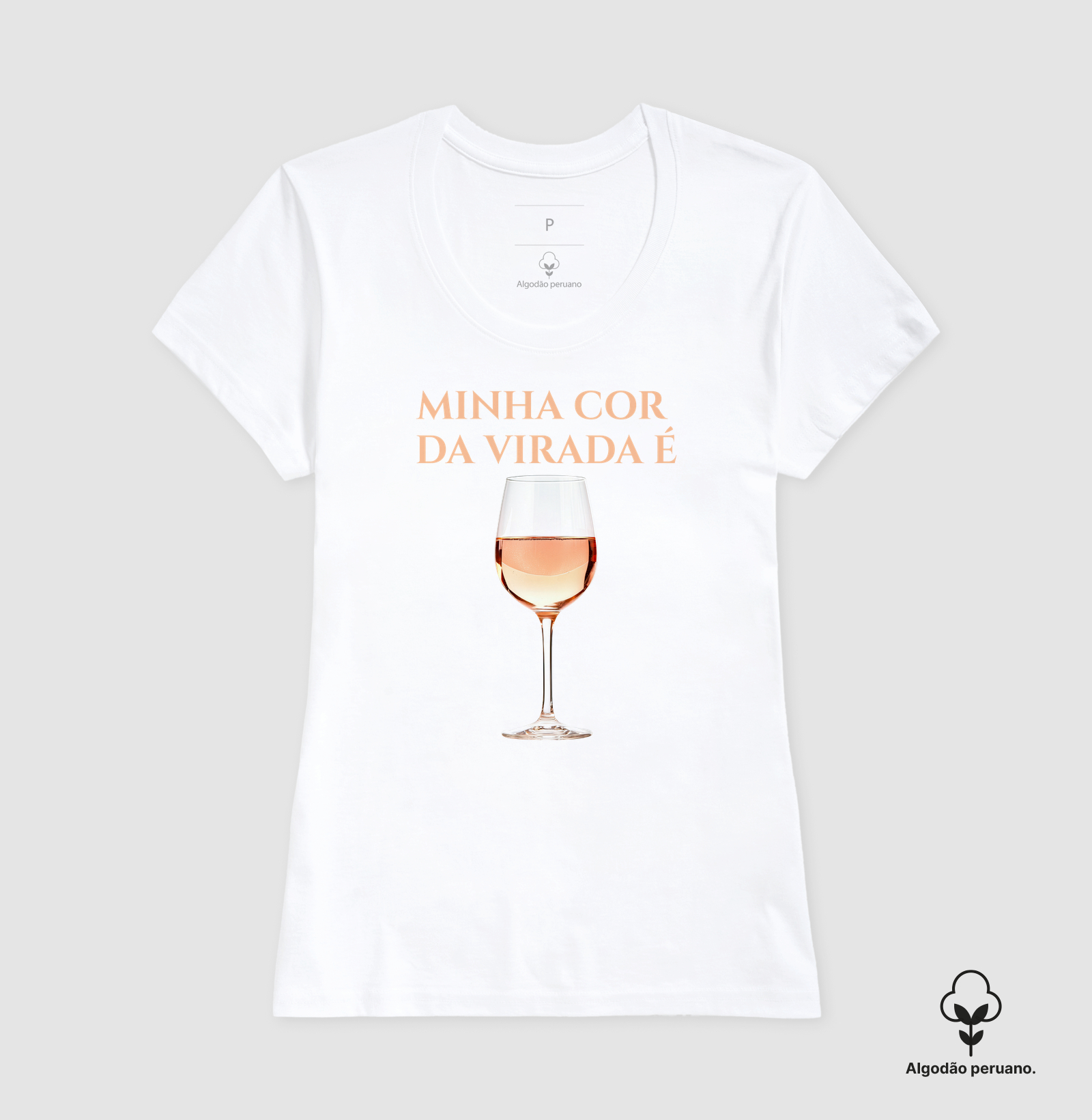 Camiseta Cor da Virada – Rosé - Imagem 6
