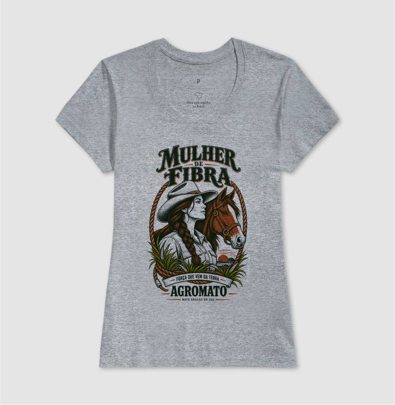 Camiseta Mulher de Fibra - Imagem 8