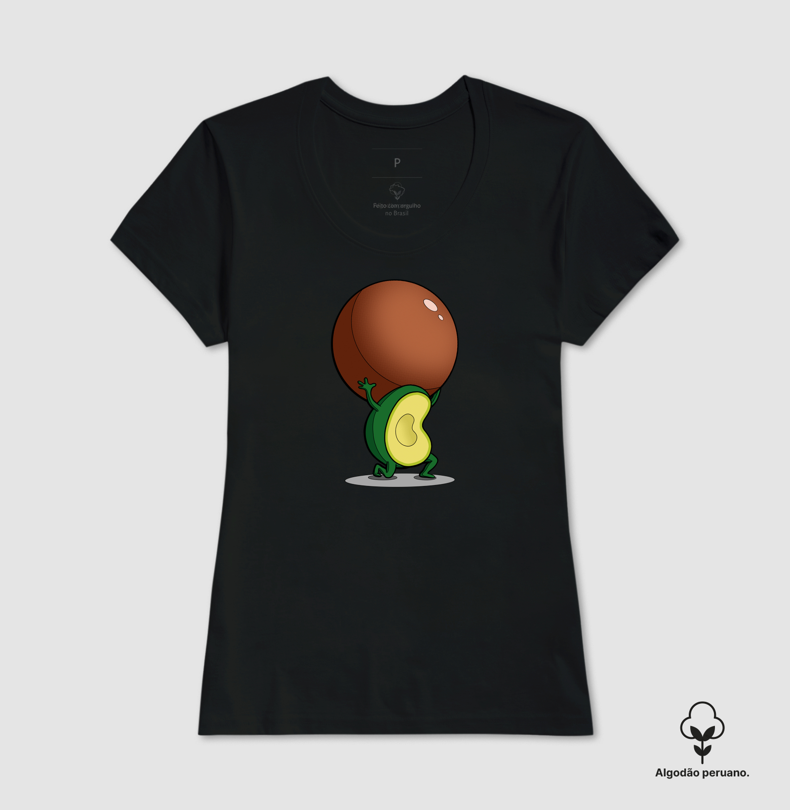 Camiseta Algodão Peruano Abacatlas - Imagem 4