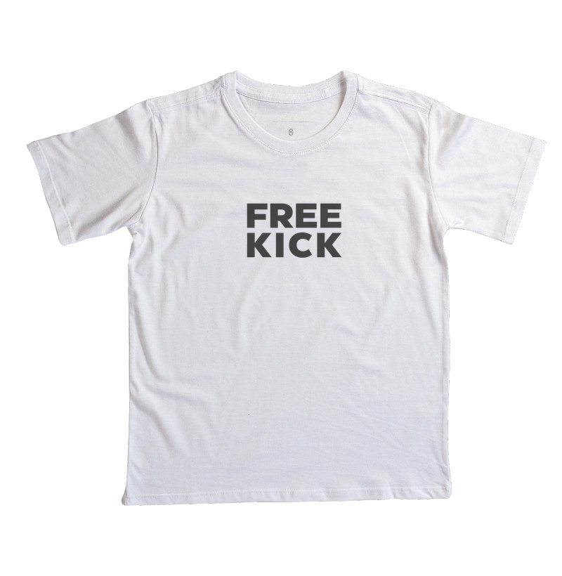 CAMISETA INFANTIL FREE KICK CINZA - Imagem 2