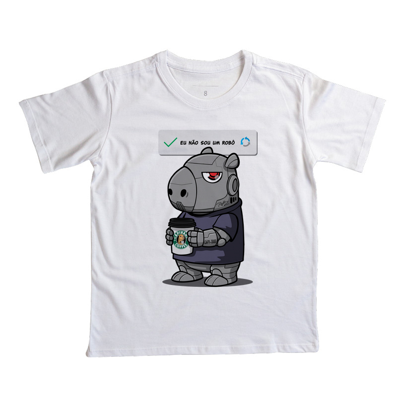 Camiseta Capivara Robô - Imagem 2