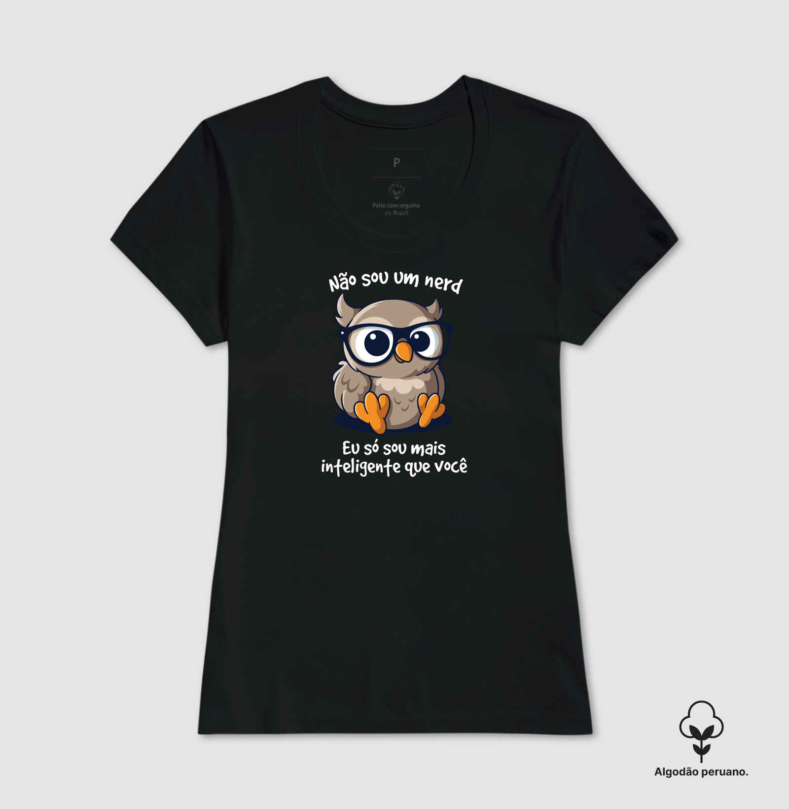 Não Sou Nerd Coruja Inteligente - Imagem 3