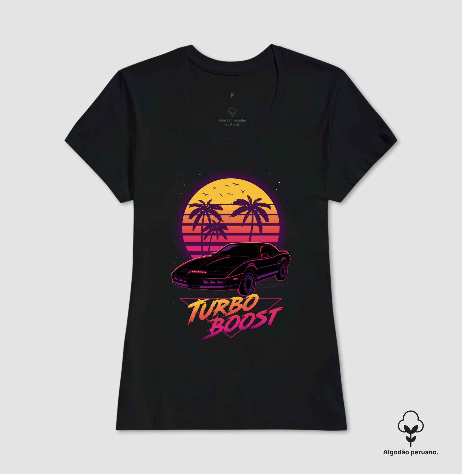 Camiseta  Retro Turbo Boost - Imagem 4