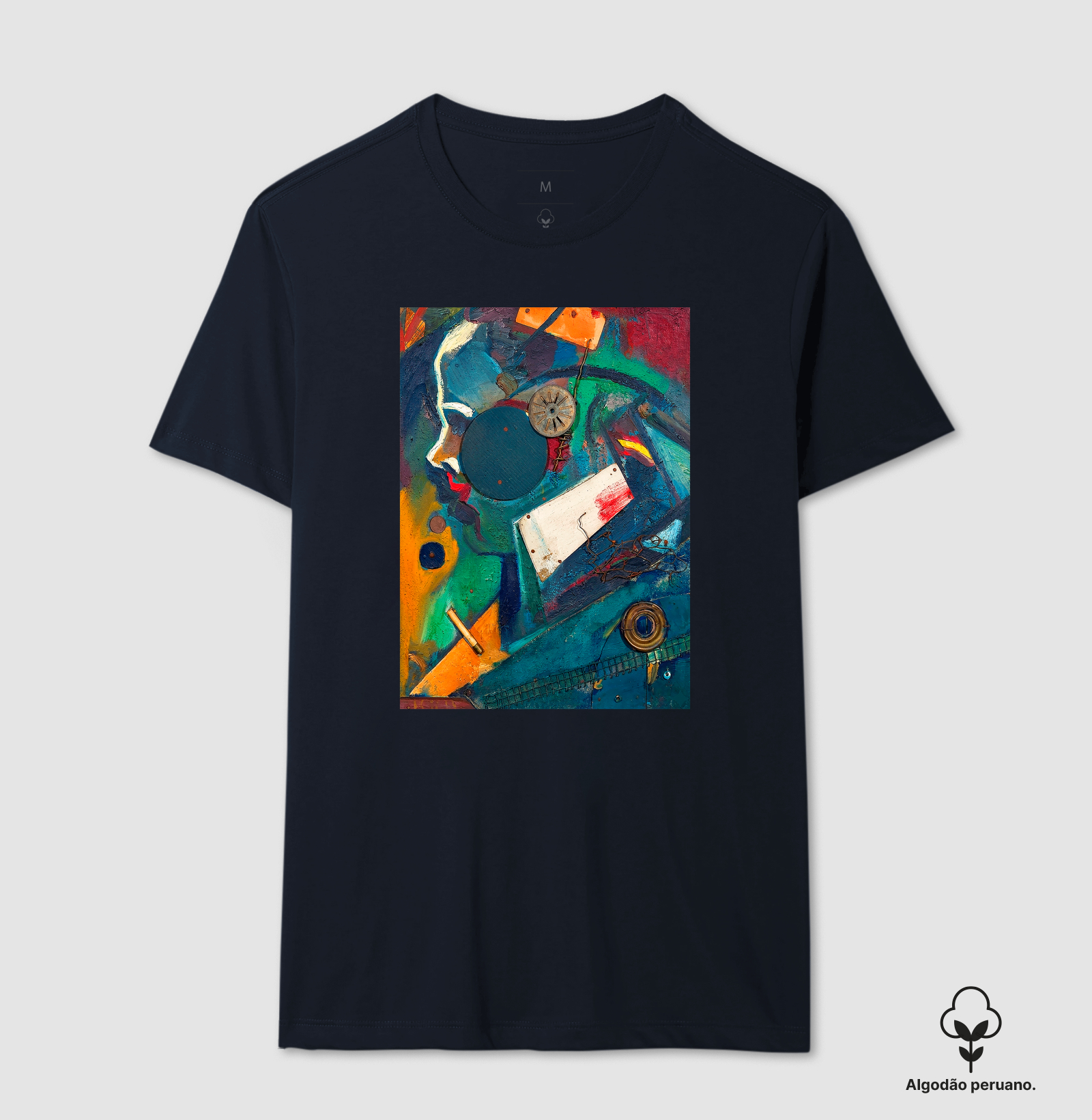 Camiseta Algodão Peruano Tanguis Kurt Schwitters  - Imagem 3