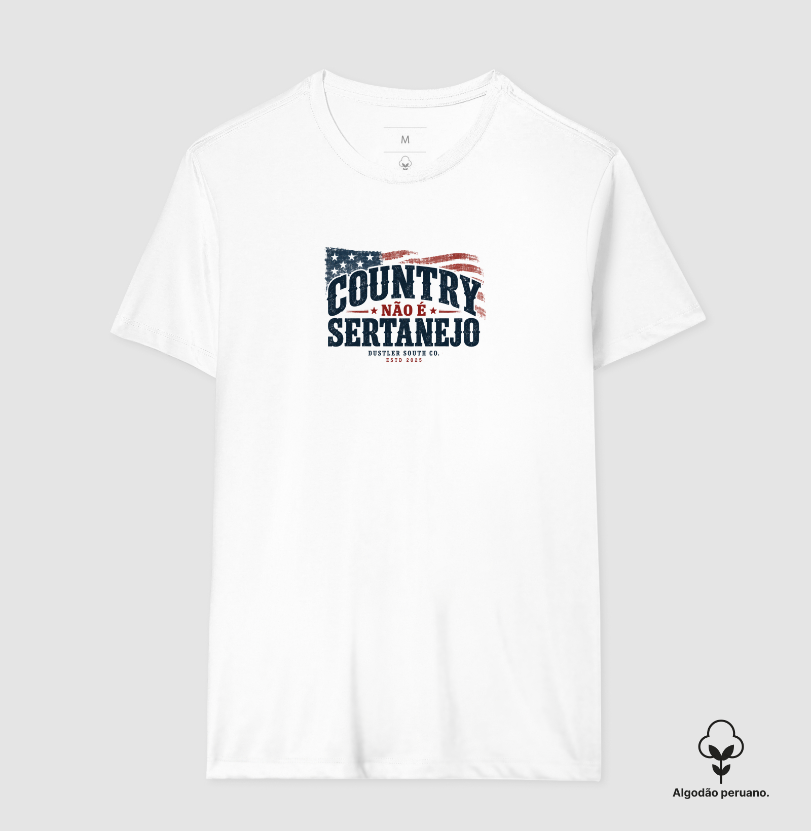 Camiseta Country Masculina Country Não é Sertanejo Dustler South Co. - Imagem 3