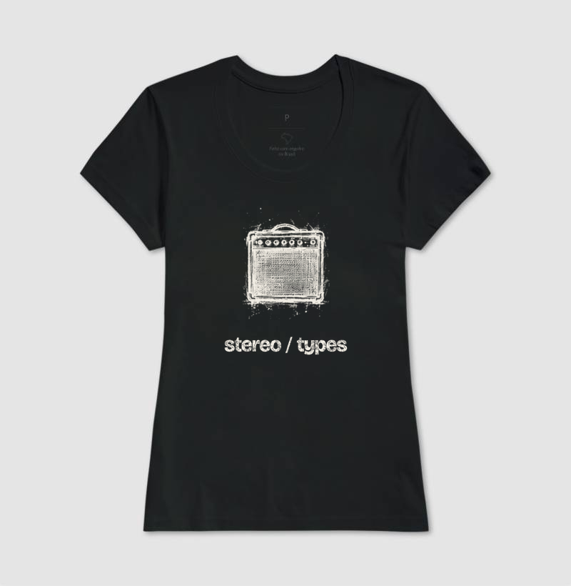 Amplificador · Carvão · Traço Claro · STEREO TYPES - Imagem 3