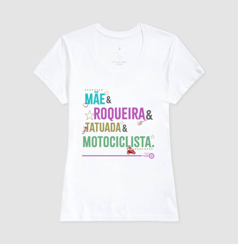 Mãe, Roqueira, Tatuada, Motociclista - Color - Imagem 5