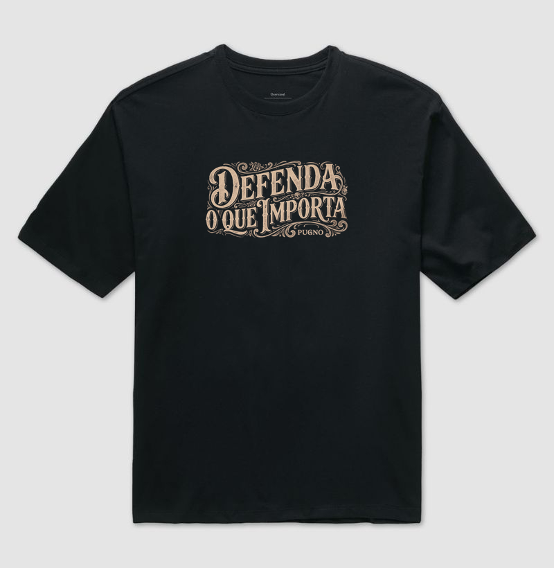 Camiseta Oversized Pugno - Defenda o Que Importa - Imagem 4