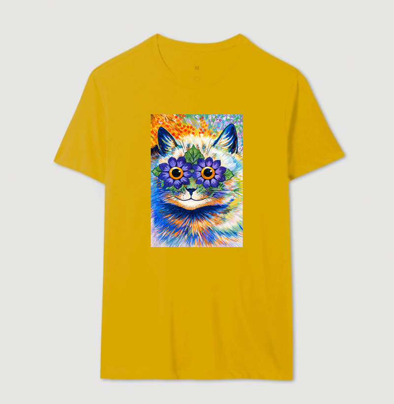 Psychedelic Flower Cat -  Louis Wain - Imagem 14