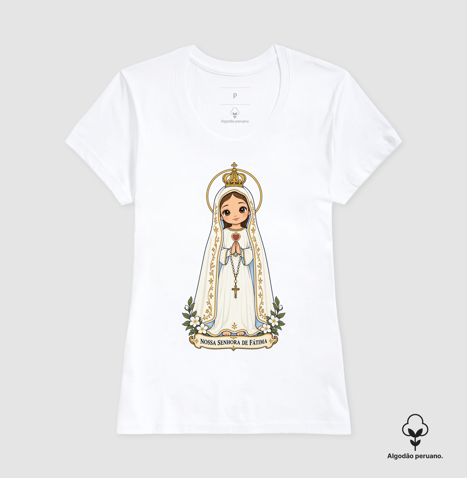 Nossa senhora e Fátima estilo chibi - Imagem 9