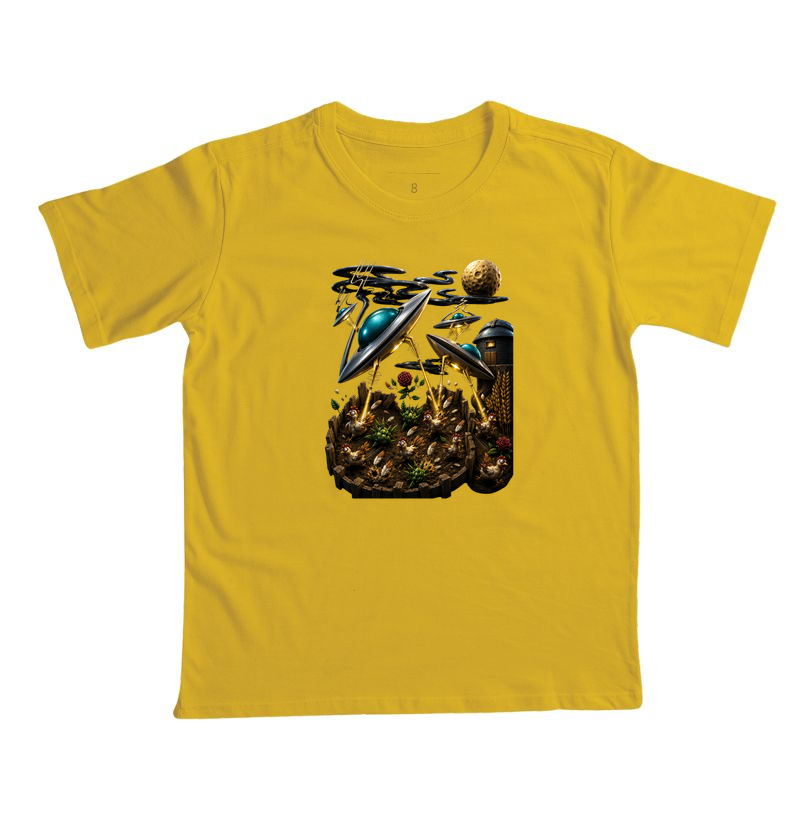 Camiseta Infantil  Atack Alien - Imagem 10