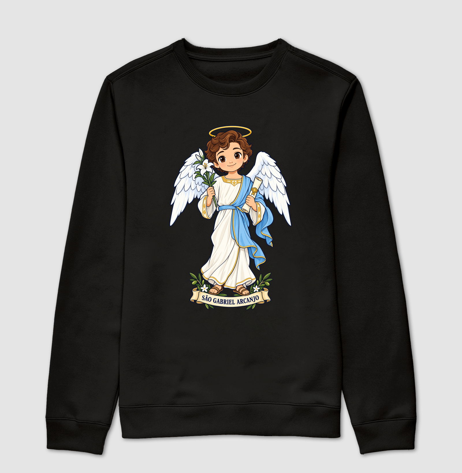 São Gabriel Arcanjo estilo chibi - Imagem 4