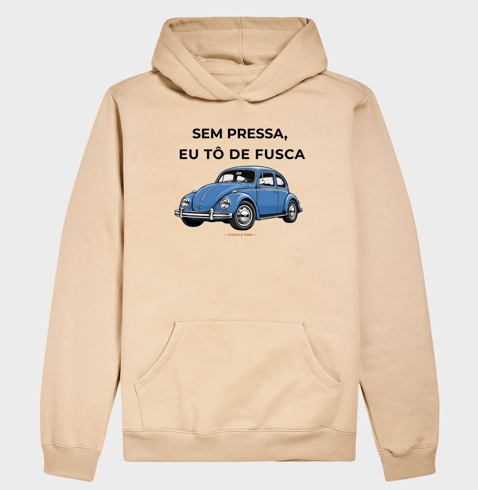 Sem pressa, eu tô de fusca - Azul médio acinzentado - Imagem 5