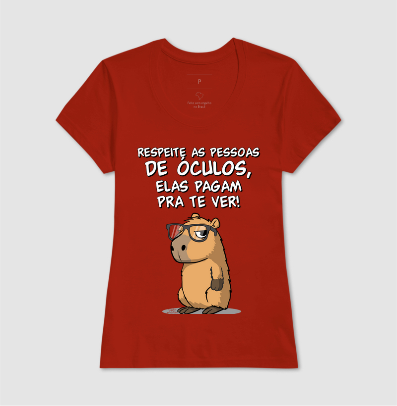 Camiseta Capivara Óculos - Imagem 11