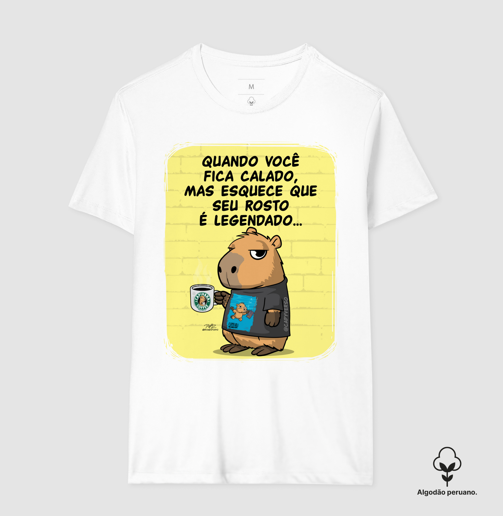 Camiseta Capivara Legendado - Imagem 5