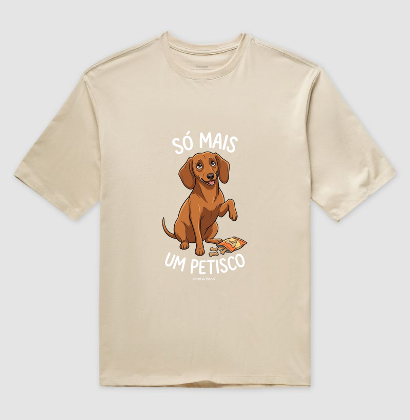 CAMISETA OVERSIZED DACHSHUND SALSICHA PETISCO - Imagem 3