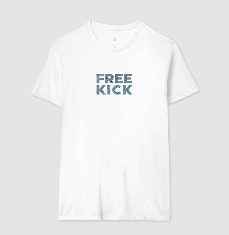 CAMISETA FREE KICK AZUL ABSTRATO - Imagem 3
