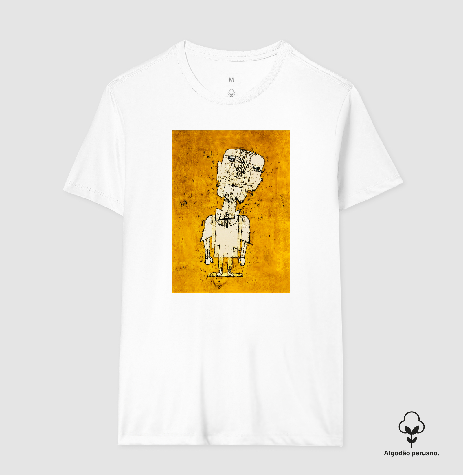 Camiseta Paul Klee Ghost of a Genius Algodão Peruano - Imagem 2