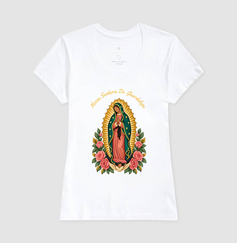 Camiseta Nossa Senhora de Guadalupe — Rosas de Esperança - Imagem 8