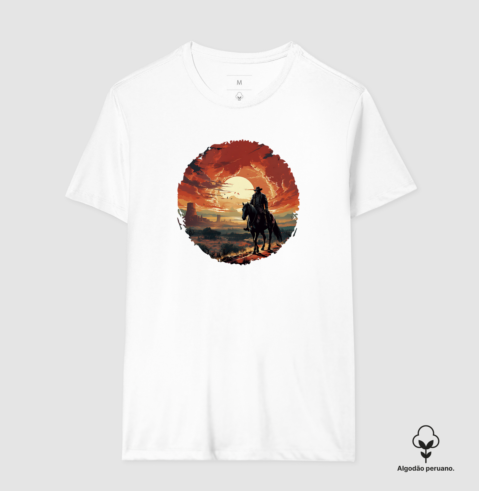 Camiseta Algodão Peruano Western Redemption - Imagem 5
