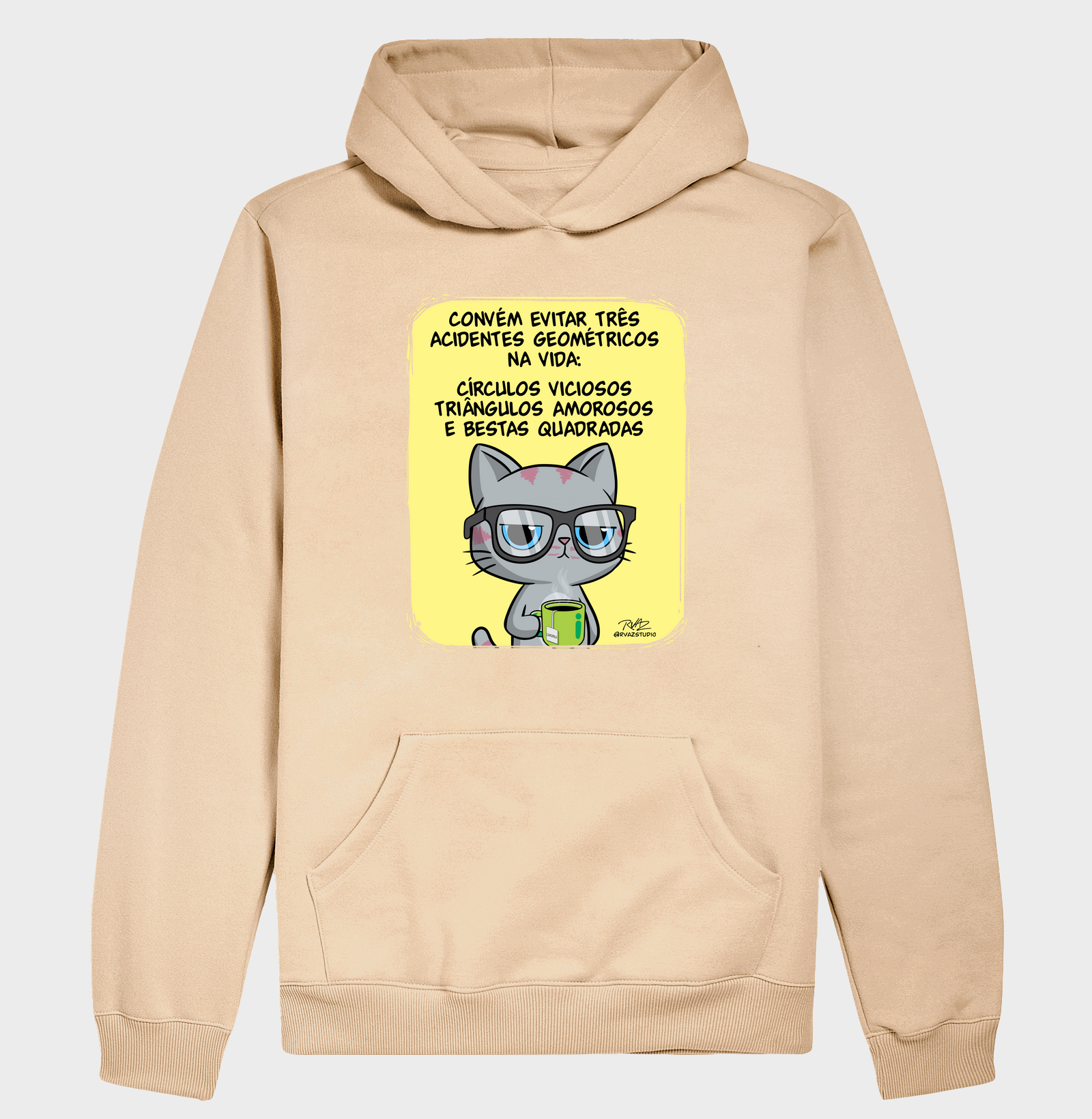 Camiseta Gato Sincero Geometria - Imagem 5