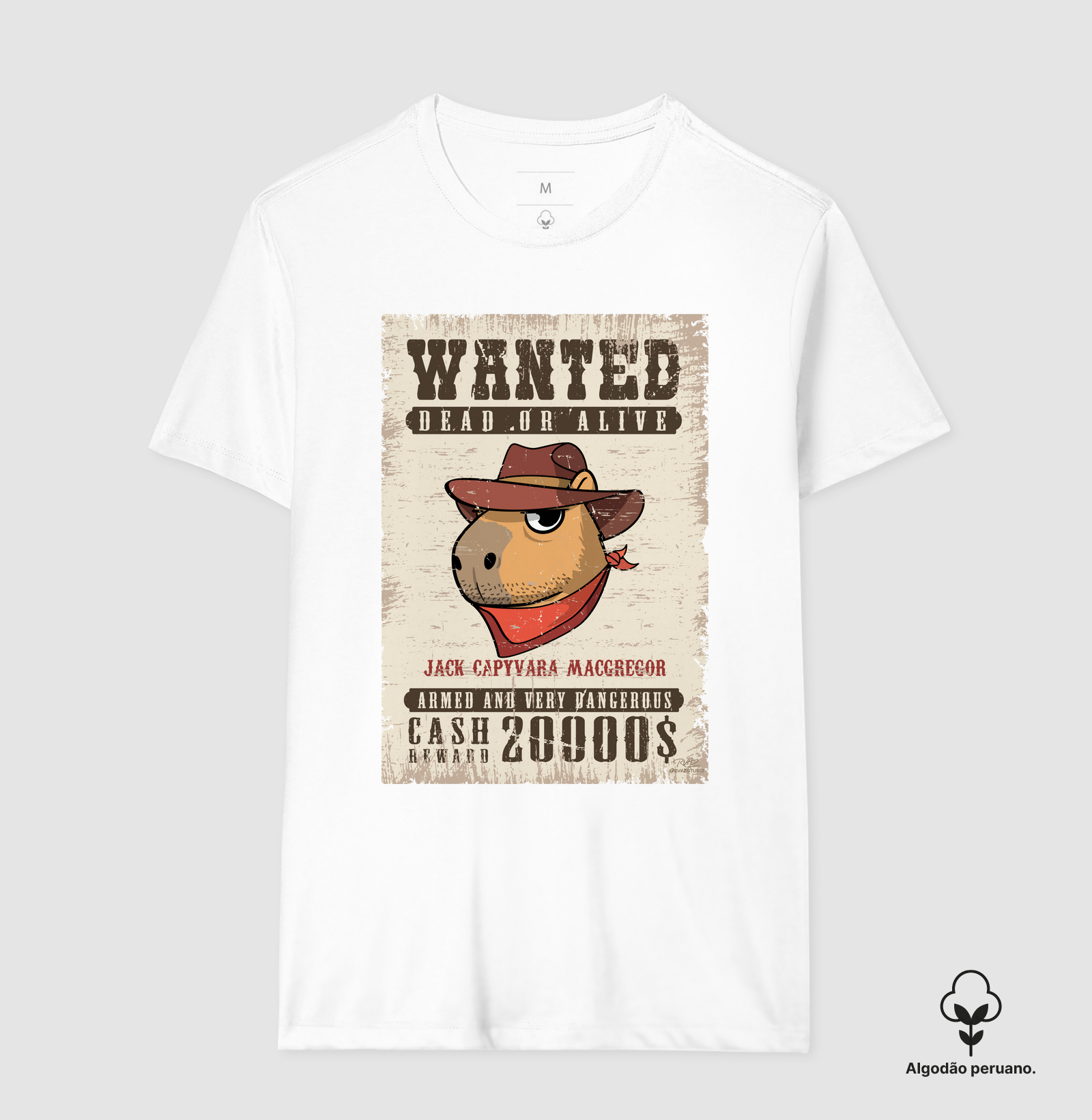 Camiseta Wanted Capivara - Imagem 3