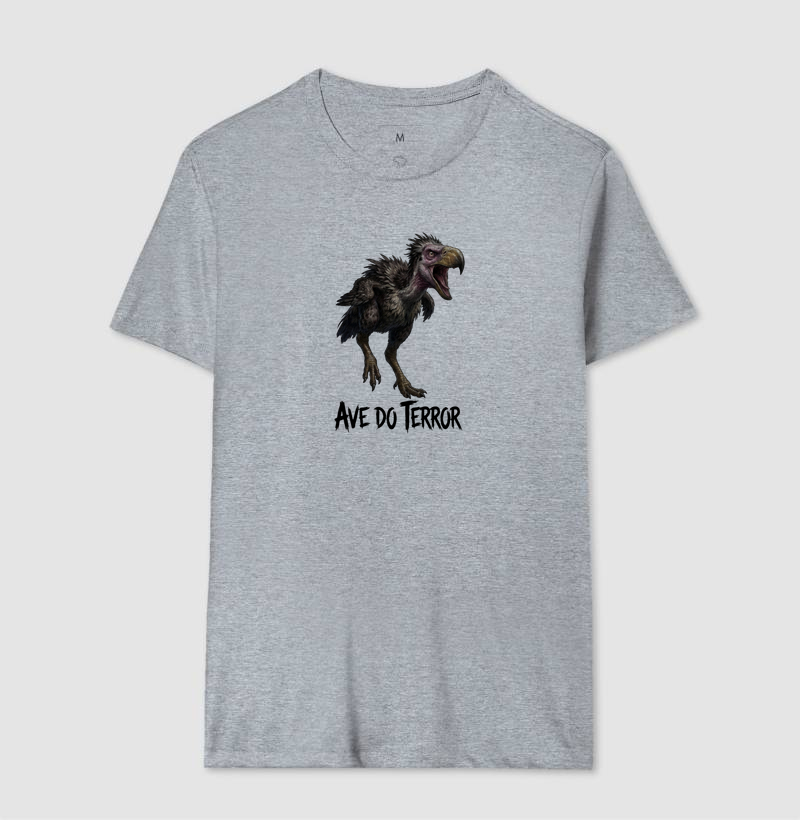  Camiseta Dinossauro Ave Terror Ataque Algodão Premium Dinoloco  - Imagem 4