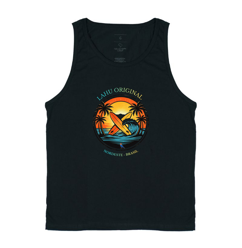 “Sinta a energia das ondas nordestinas com a estampa Lahu Original. Cores vibrantes, estilo surf e alma brasileira — feita para quem carrega o sol e o mar no coração. Vista o Nordeste, vista Lahu!” - Imagem 3