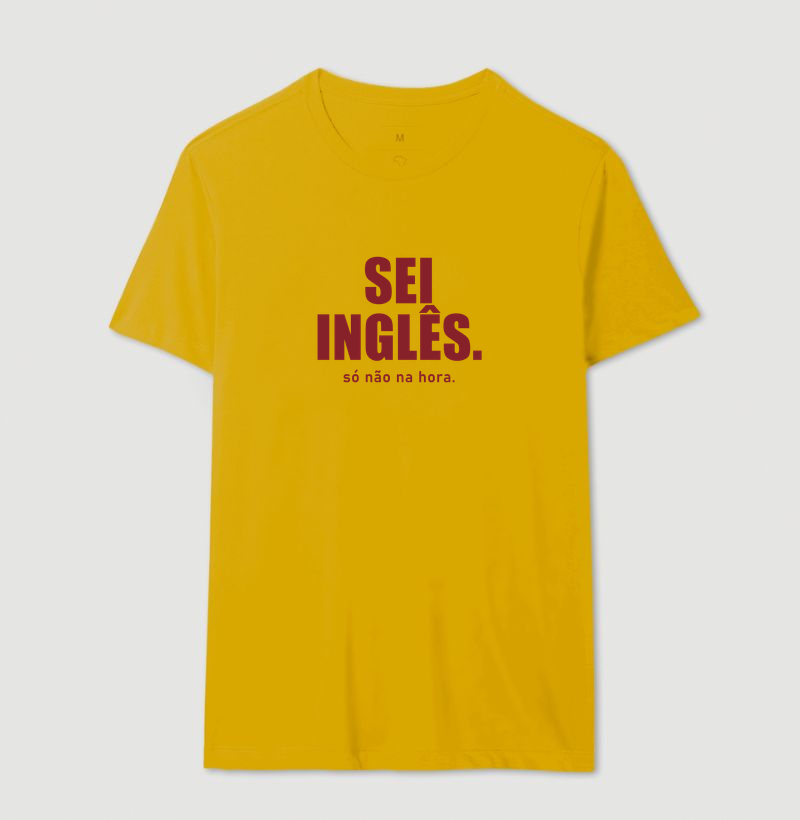 Camiseta Sei Inglês - Imagem 14